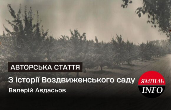 З історії Воздвиженського саду