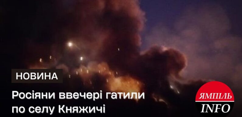 Росіяни ввечері гатили по селу Княжичі